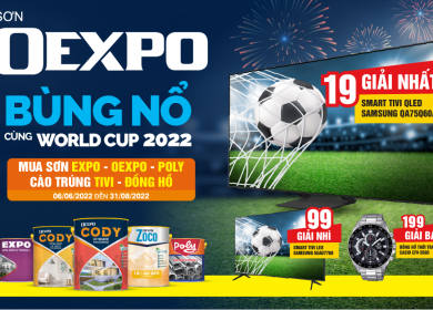 SƠN OEXPO BÙNG NỔ CÙNG WORLD CUP 2022