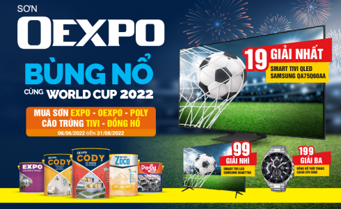 SƠN OEXPO BÙNG NỔ CÙNG WORLD CUP 2022