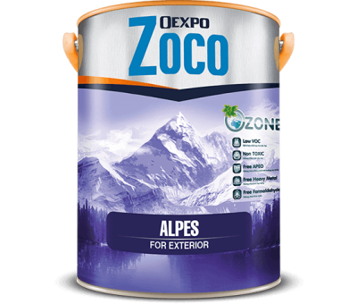 OEXPO ZOCO ALPES FOR EXTERIOR – SƠN PHỦ NGOẠI THẤT BÓNG CAO CẤP
