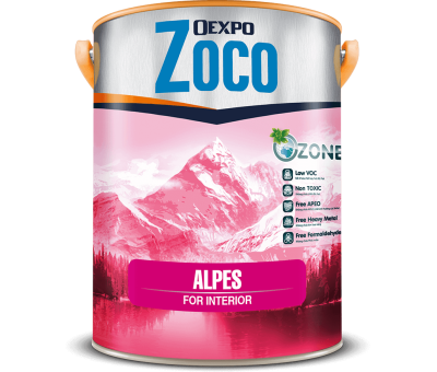 OEXPO ZOCO ALPES FOR INTERIOR – SƠN PHỦ NỘI THẤT BÓNG CAO CẤP