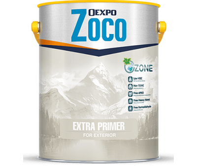 OEXPO ZOCO EXTRA PRIMER FOR EXTERIOR – SƠN LÓT NGOẠI THẤT SIÊU KHÁNG KIỀM VÀ KHÁNG MUỐI