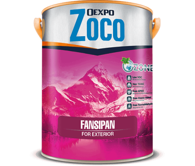 OEXPO ZOCO FANSIPAN FOR EXTERIOR – SƠN PHỦ NGOẠI THẤT LÁNG MỊN