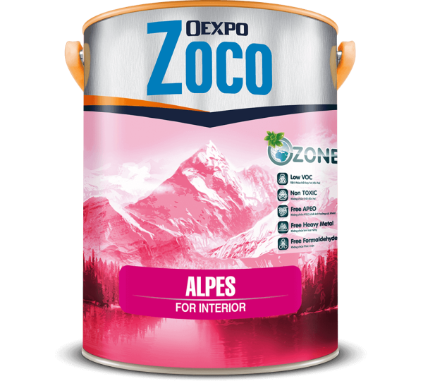 OEXPO ZOCO ALPES FOR INTERIOR – SƠN PHỦ NỘI THẤT BÓNG CAO CẤP