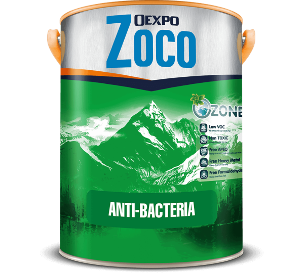OEXPO ZOCO ANTI-BACTERIA – SƠN KHÁNG KHUẨN KHÔNG MÙI NỘI THẤT