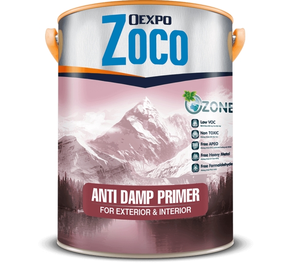 OEXPO ZOCO ANTI DAMP PRIMER FOR EXTERIOR & INTERIOR – SƠN LÓT CHỐNG THẤM NGƯỢC ĐẶC BIỆT
