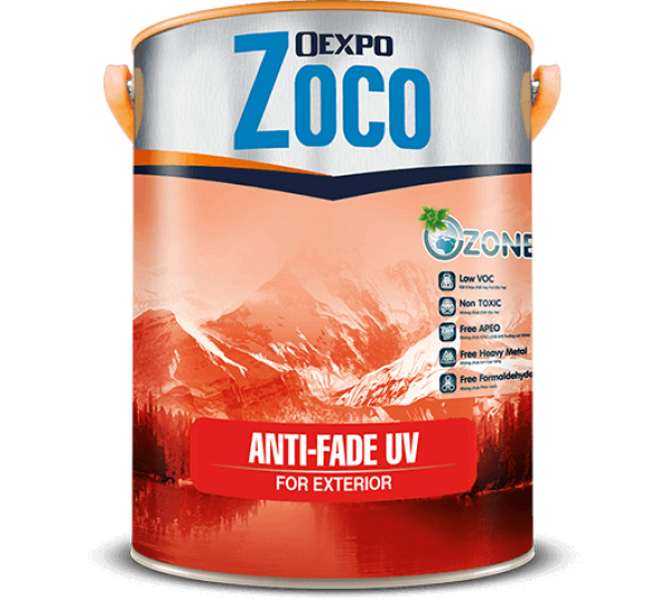 OEXPO ZOCO ANTI-FADE UV FOR EXTERIOR – SƠN NGOẠI THẤT CAO CẤP CHỐNG THẤM & BỀN MÀU VƯỢT TRỘI