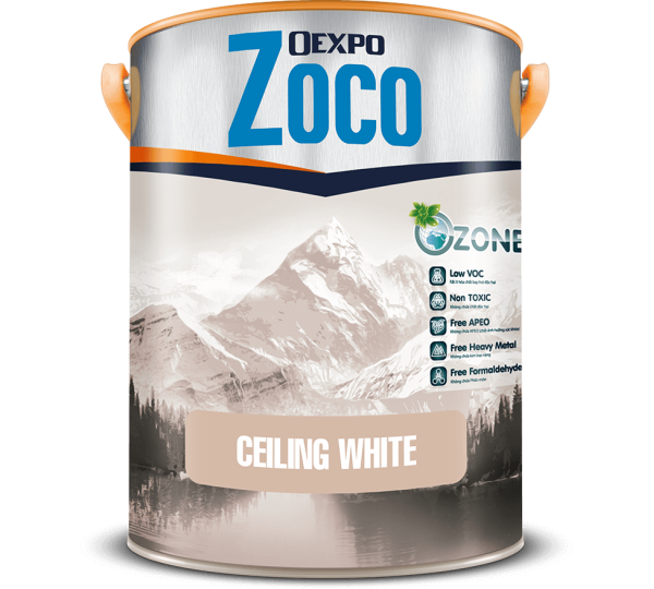 OEXPO ZOCO CEILING WHITE – SƠN TRẮNG TRẦN