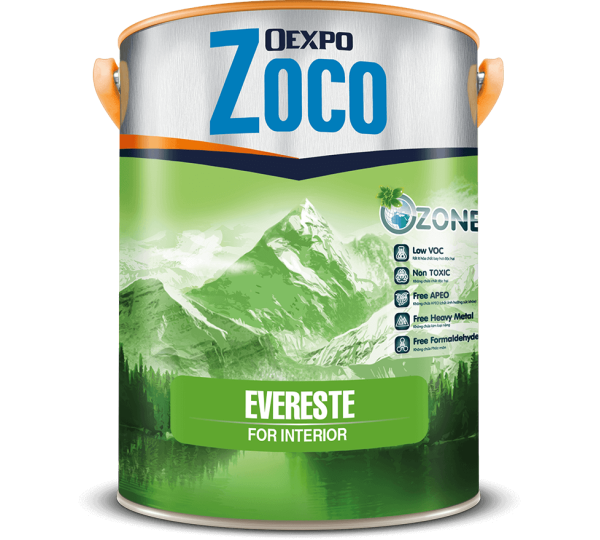 OEXPO ZOCO EVERESTE FOR INTERIOR – SƠN PHỦ NỘI THẤT LAU CHÙI HIỆU QUẢ
