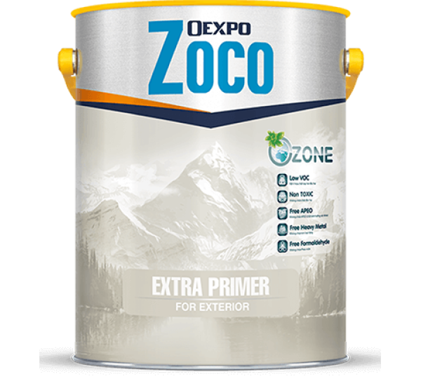 OEXPO ZOCO EXTRA PRIMER FOR EXTERIOR – SƠN LÓT NGOẠI THẤT SIÊU KHÁNG KIỀM VÀ KHÁNG MUỐI