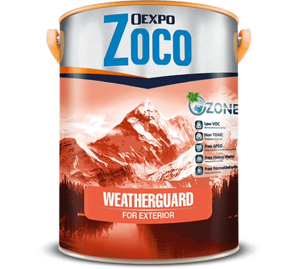 OEXPO ZOCO WEATHERGUARD FOR EXTERIOR – SƠN NƯỚC BÓNG MỜ NGOÀI TRỜI